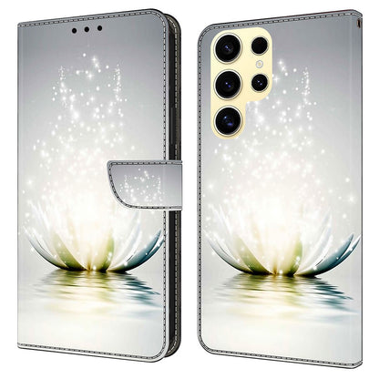 For Samsung Galaxy S25 Ultra Case 3D Pattern PU Leather Wallet Phone Cover with Stand
