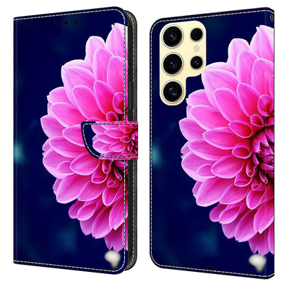 For Samsung Galaxy S25 Ultra Case 3D Pattern PU Leather Wallet Phone Cover with Stand