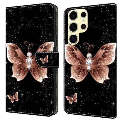 For Samsung Galaxy S25 Ultra Case 3D Pattern PU Leather Wallet Phone Cover with Stand