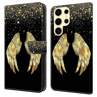 For Samsung Galaxy S25 Ultra Case 3D Pattern PU Leather Wallet Phone Cover with Stand