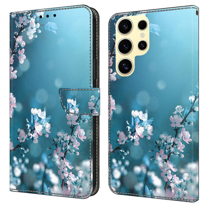 For Samsung Galaxy S25 Ultra Case 3D Pattern PU Leather Wallet Phone Cover with Stand