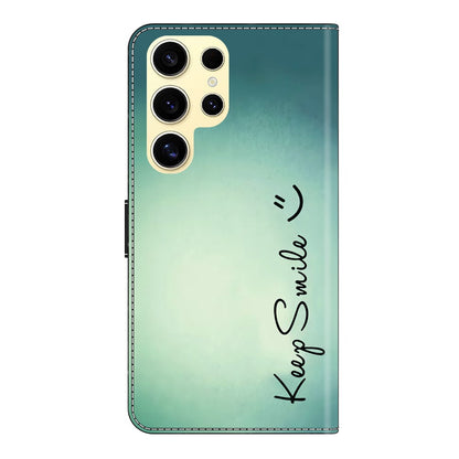 For Samsung Galaxy S25 Ultra Case PU Leather Wallet Phone Cover with Stand