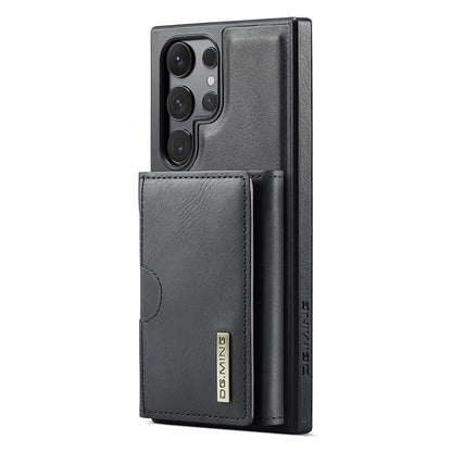 DG.MING M6 Series For Samsung Galaxy S25 Ultra Case Magnetic Wallet PU+PC+TPU Phone Cover