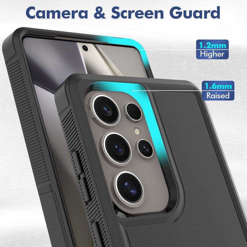 For Samsung Galaxy S25 Ultra Case 2-in-1 PC+TPU Shockproof Phone Cover