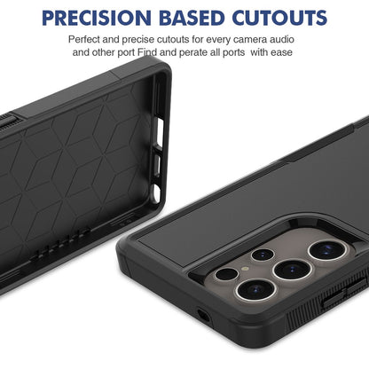 For Samsung Galaxy S25 Ultra Case 2-in-1 PC+TPU Shockproof Phone Cover
