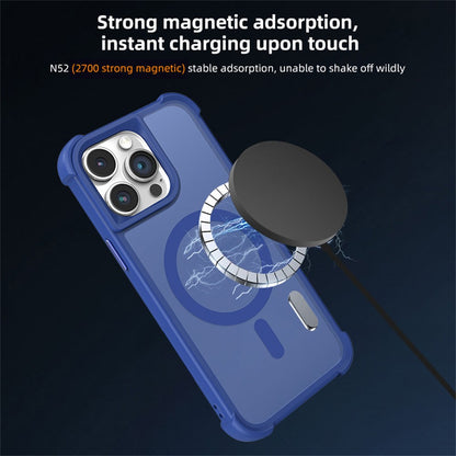 For iPhone 14 Pro Case Compatble with MagSafe Skin-Touch TPU+PC Phone Cover