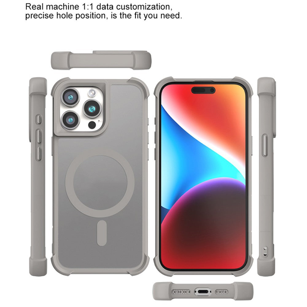 For iPhone 14 Pro Case Compatble with MagSafe Skin-Touch TPU+PC Phone Cover