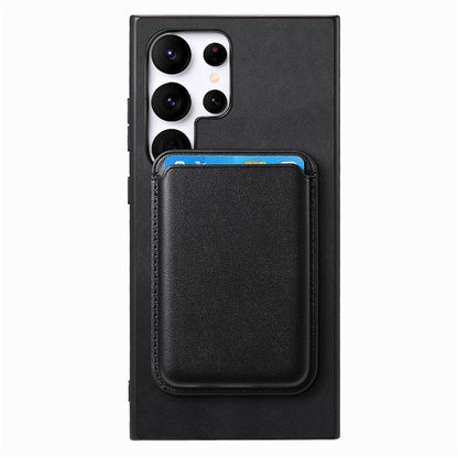 For Samsung Galaxy S25 Ultra Case Detachable Magnetic Card Bag Leather Phone Back Cover