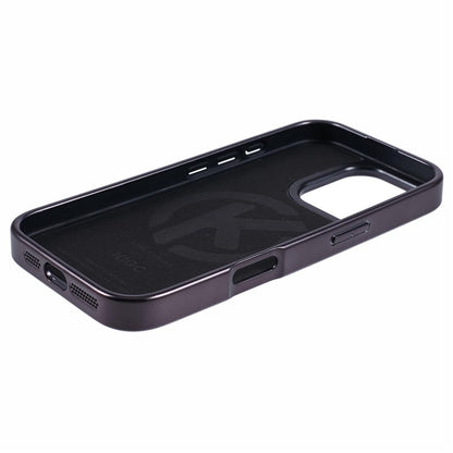 KIGC For iPhone 16 Pro Max Case Compatible with MagSafe Snake Texture Leather+PC+TPU Back Cover