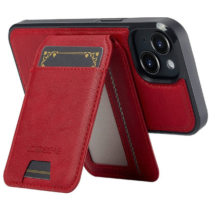 LC.IMEEKE L3 For iPhone 15 Plus Magnetic Case Detachable Card Holder Leather+TPU Mobile Cover