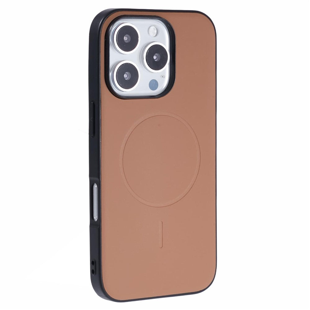 X-LEVEL For iPhone 16 Pro Max Case Compatible with MagSafe PC+TPU+PU Phone Back Cover