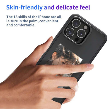 For iPhone 14 Pro Smart E-Ink Phone Case 4 Color HD 4 inch Display NFC DIY Customized Screen
