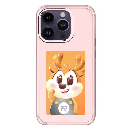 For iPhone 14 Pro Smart E-Ink Phone Case 4 Color HD 4 inch Display NFC DIY Customized Screen