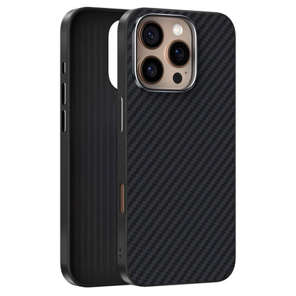 ABEEL For iPhone 16 Pro Max Case Compatible with MagSafe Carbon Fiber Texture Back Cover