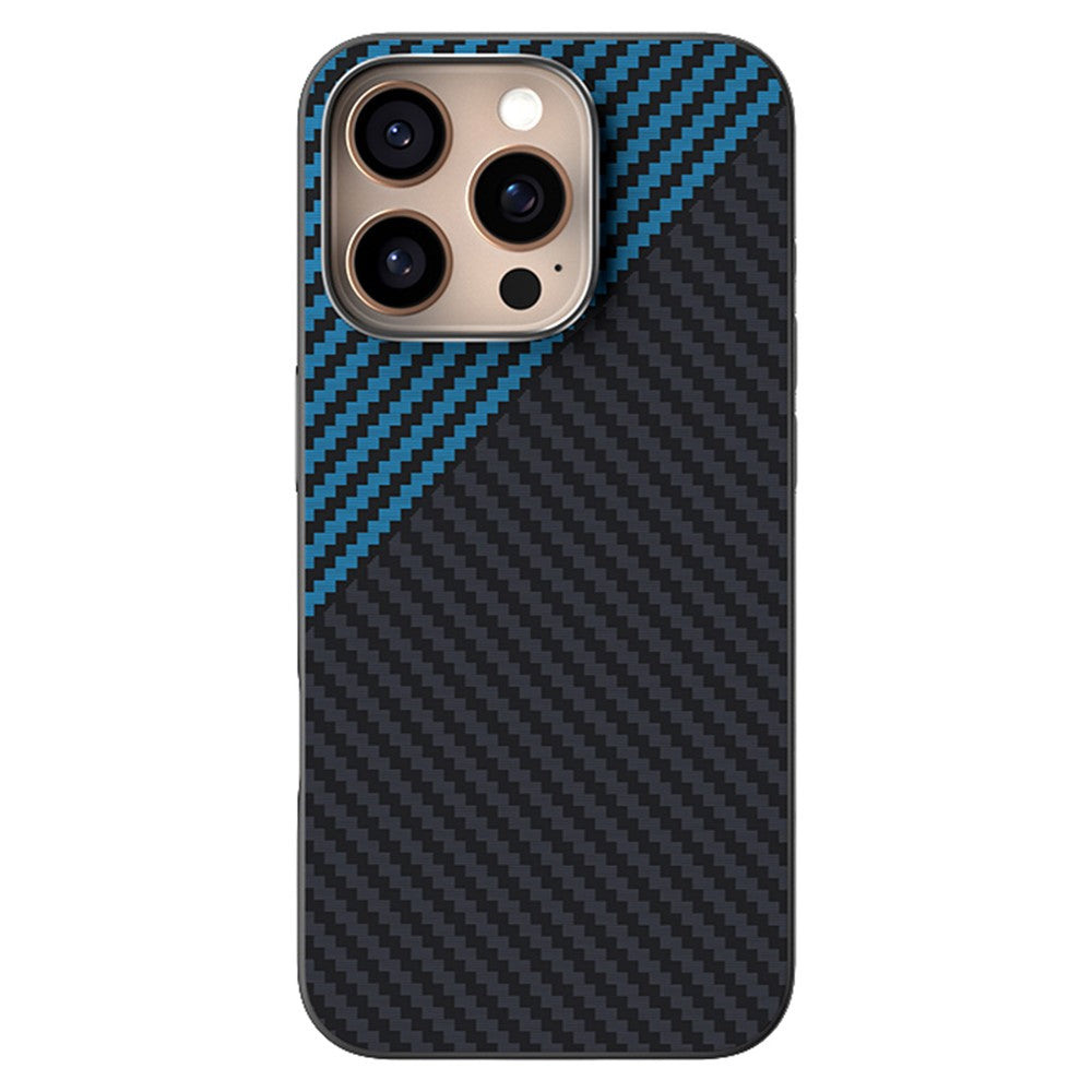 ABEEL For iPhone 16 Pro Max Case Compatible with MagSafe Carbon Fiber Texture Back Cover