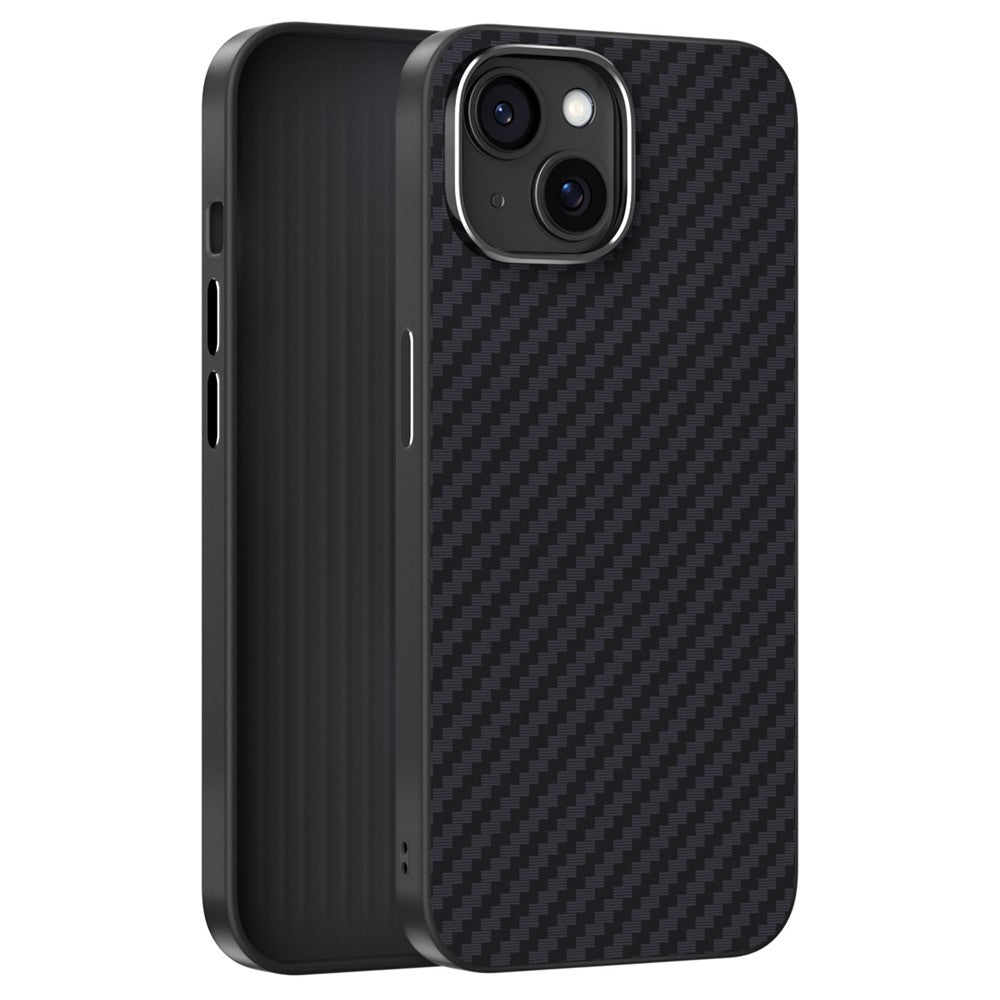 ABEEL For iPhone 14 Case Compatible with MagSafe Carbon Fiber Texture Back Cover