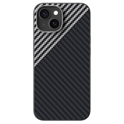 ABEEL For iPhone 14 Case Compatible with MagSafe Carbon Fiber Texture Back Cover