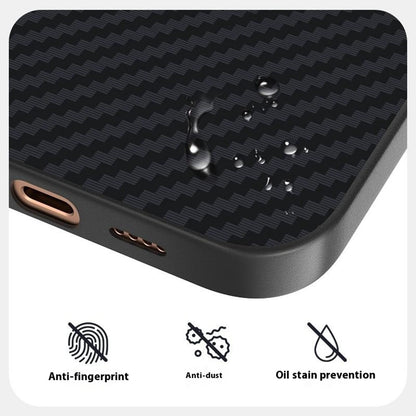 ABEEL For iPhone 14 Pro Case Compatible with MagSafe Carbon Fiber Texture Back Cover