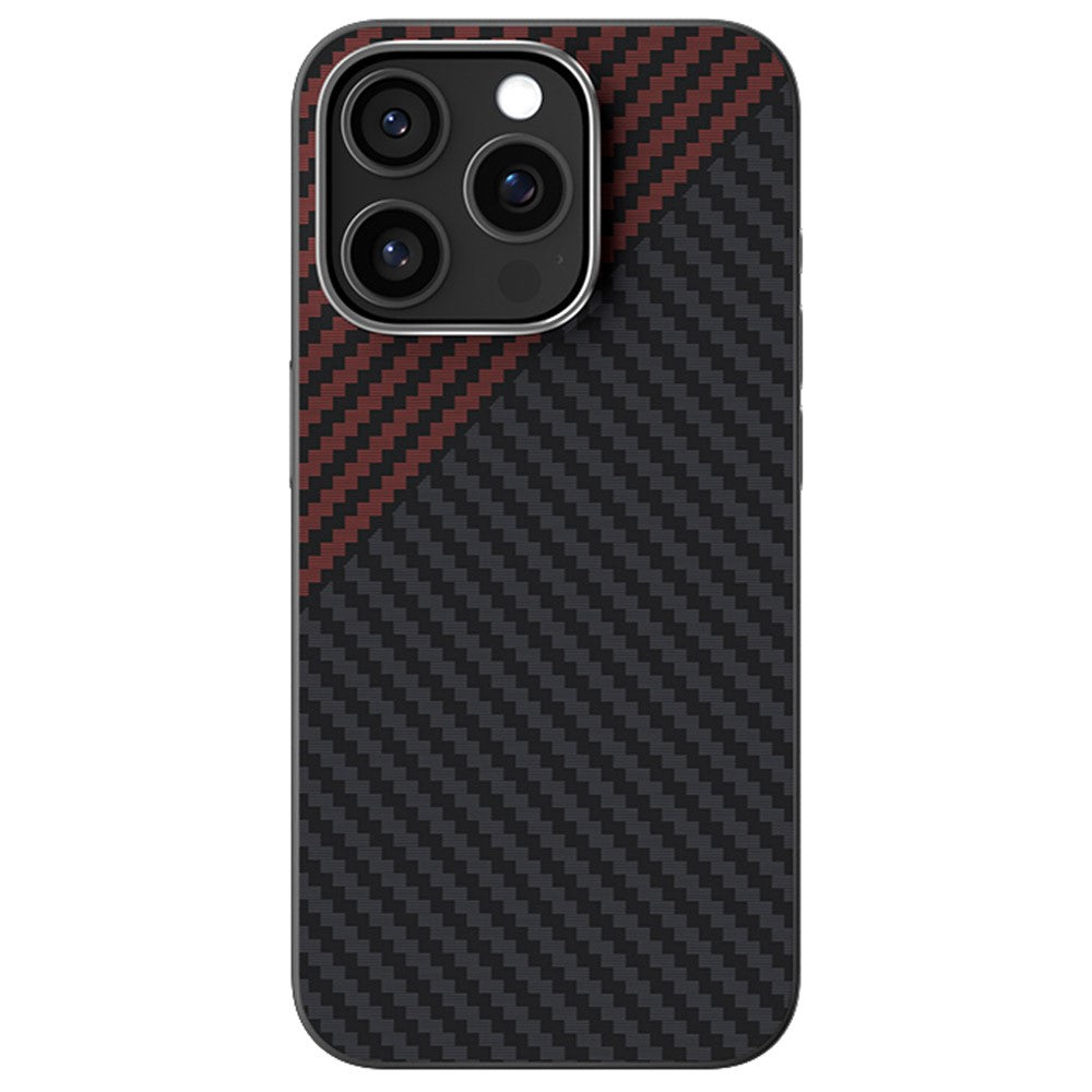 ABEEL For iPhone 14 Pro Case Compatible with MagSafe Carbon Fiber Texture Back Cover