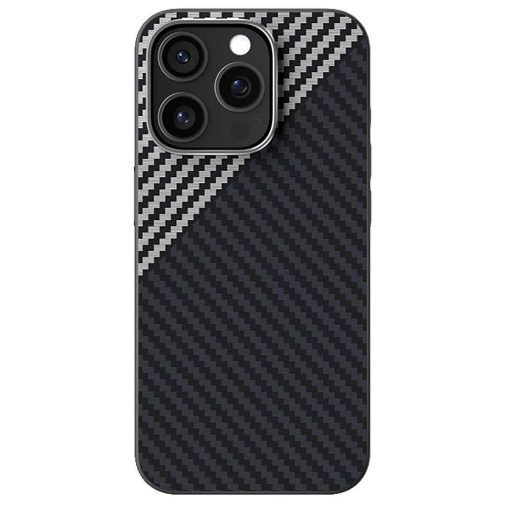 ABEEL For iPhone 14 Pro Case Compatible with MagSafe Carbon Fiber Texture Back Cover