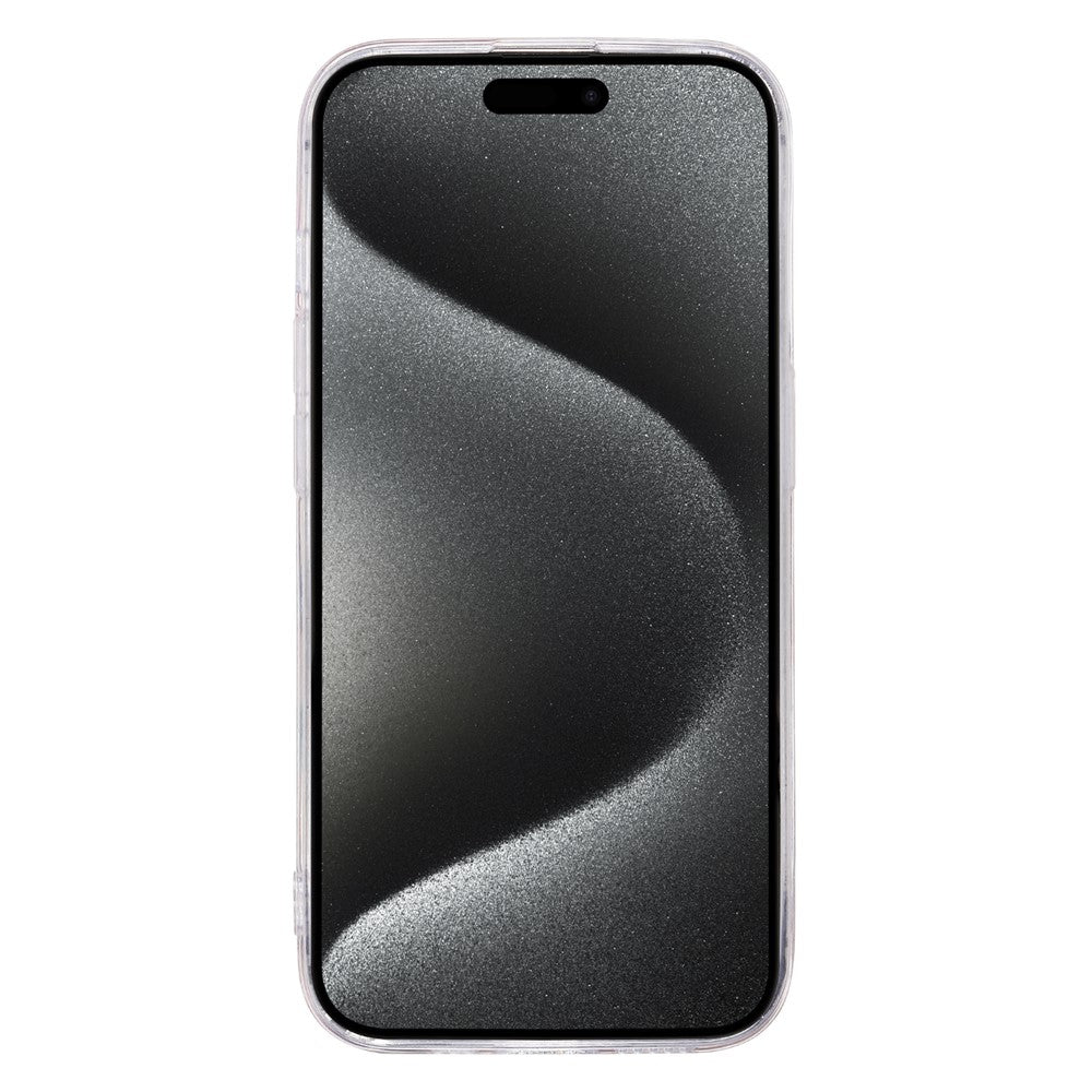 For iPhone 14 Pro Case Anti Drop TPU Phone Back Cover Epoxy Glitter Butterfly