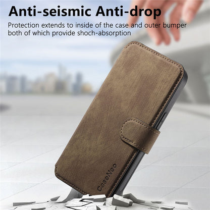 CASENEO MW-03 For iPhone 14 Pro Case with Detachable Wallet Leather+TPU Phone Cover