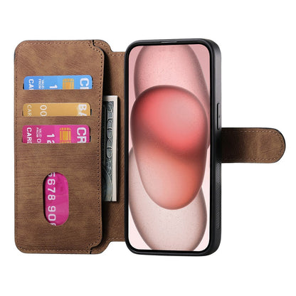 CASENEO MW-03 For iPhone 14 Plus Case with Detachable Wallet Leather+TPU Phone Cover