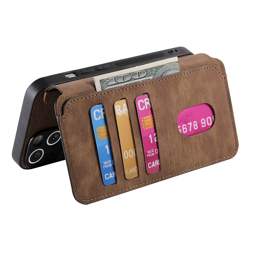 CASENEO MW-03 For iPhone 14 Plus Case with Detachable Wallet Leather+TPU Phone Cover