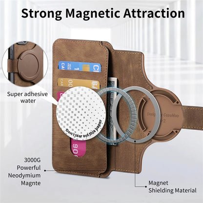 CASENEO MW-03 For iPhone 14 Plus Case with Detachable Wallet Leather+TPU Phone Cover