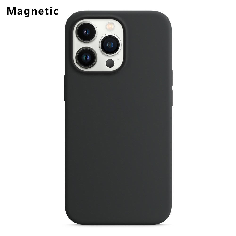 For iPhone 14 Pro Compatible with MagSafe Liquid Silicone Phone Back Cover (No Logo)