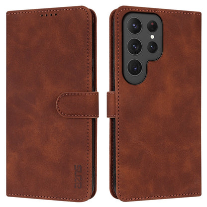 AZNS For Samsung Galaxy S25 Ultra Case PU Leather Wallet Phone Cover