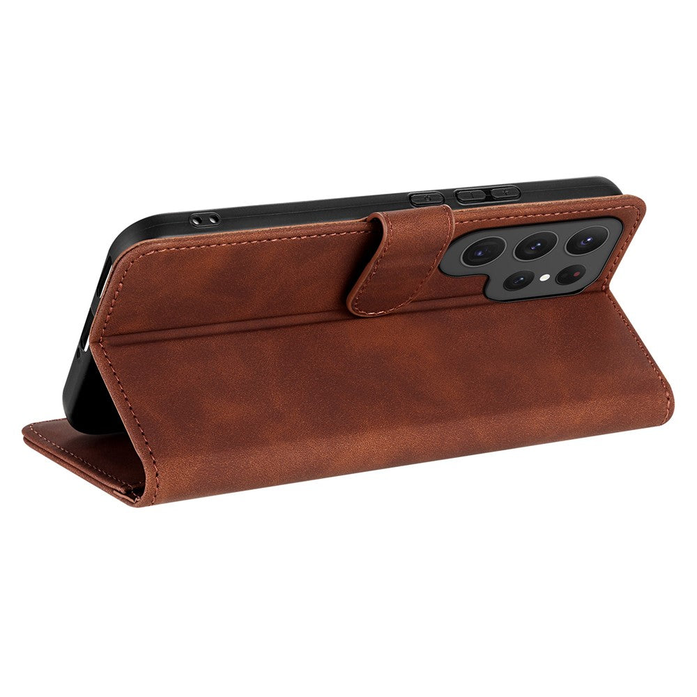 AZNS For Samsung Galaxy S25 Ultra Case PU Leather Wallet Phone Cover