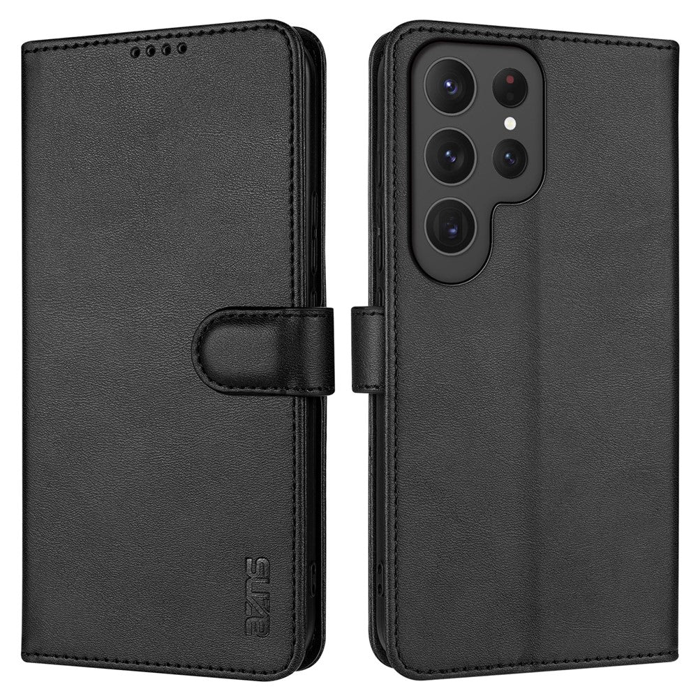 AZNS For Samsung Galaxy S25 Ultra Case PU Leather Wallet Phone Cover