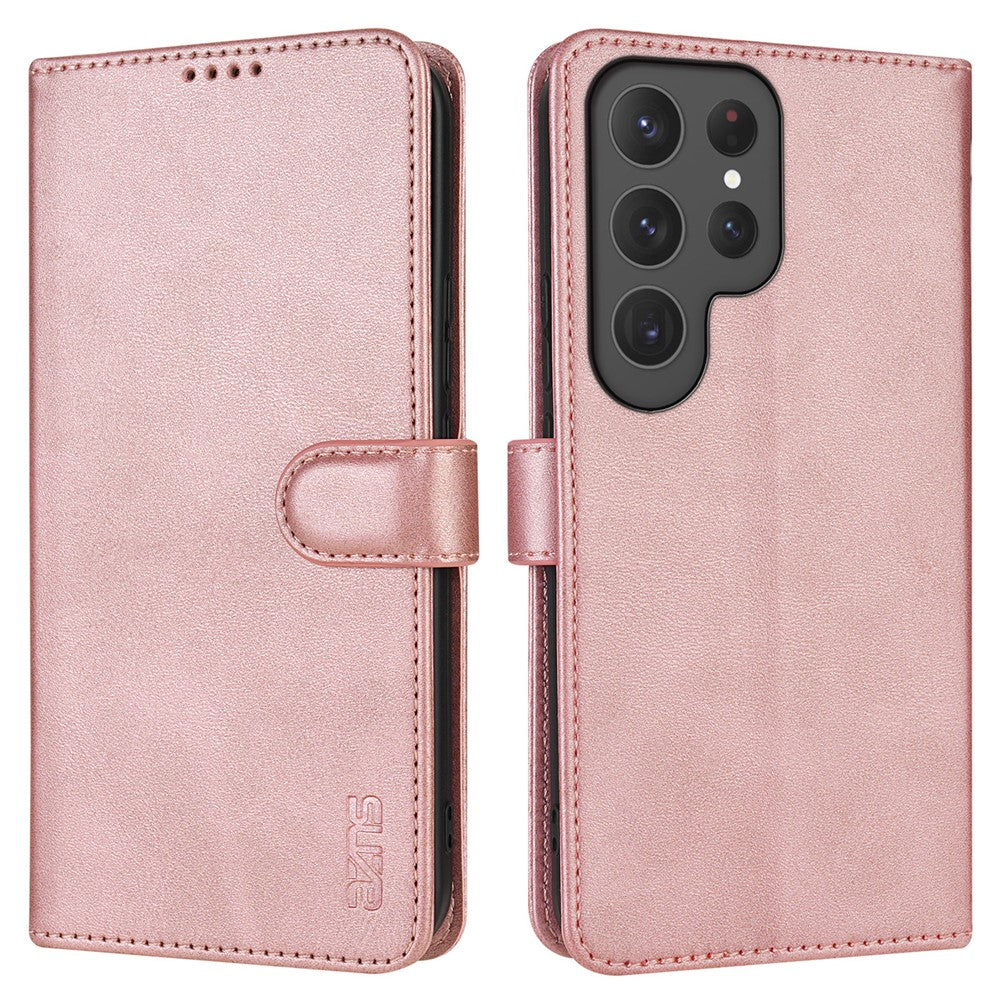 AZNS For Samsung Galaxy S25 Ultra Case PU Leather Wallet Phone Cover