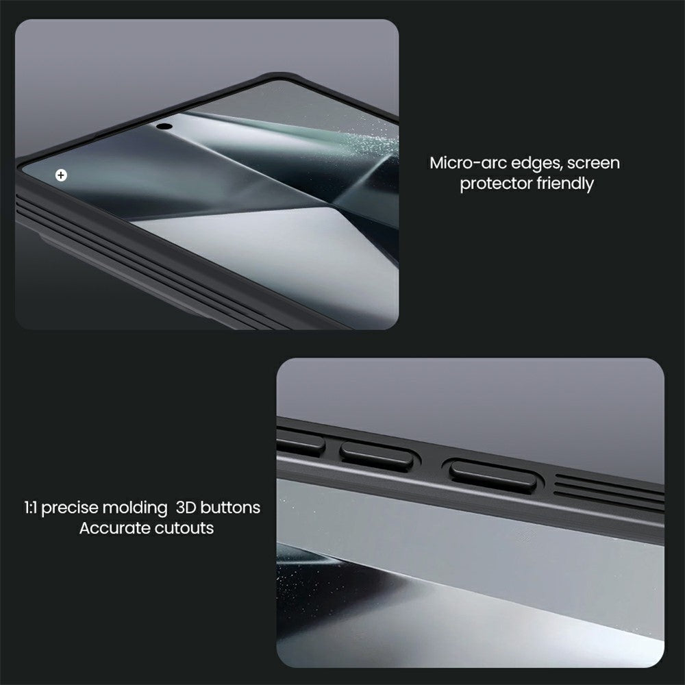 NILLKIN Camshield Pro for Samsung Galaxy S25 Ultra Magnetic Case TPU+PC Phone Cover with Slider Camera