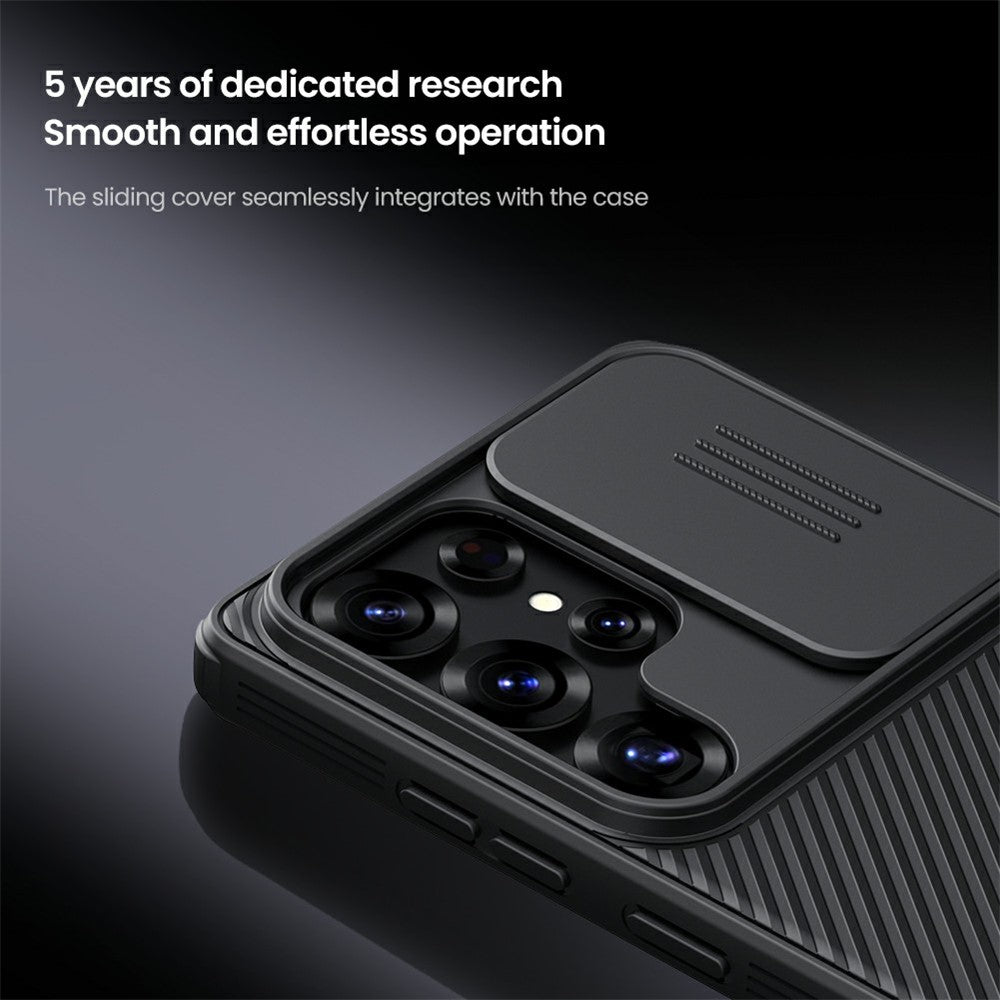 NILLKIN Camshield Pro for Samsung Galaxy S25 Ultra Magnetic Case TPU+PC Phone Cover with Slider Camera