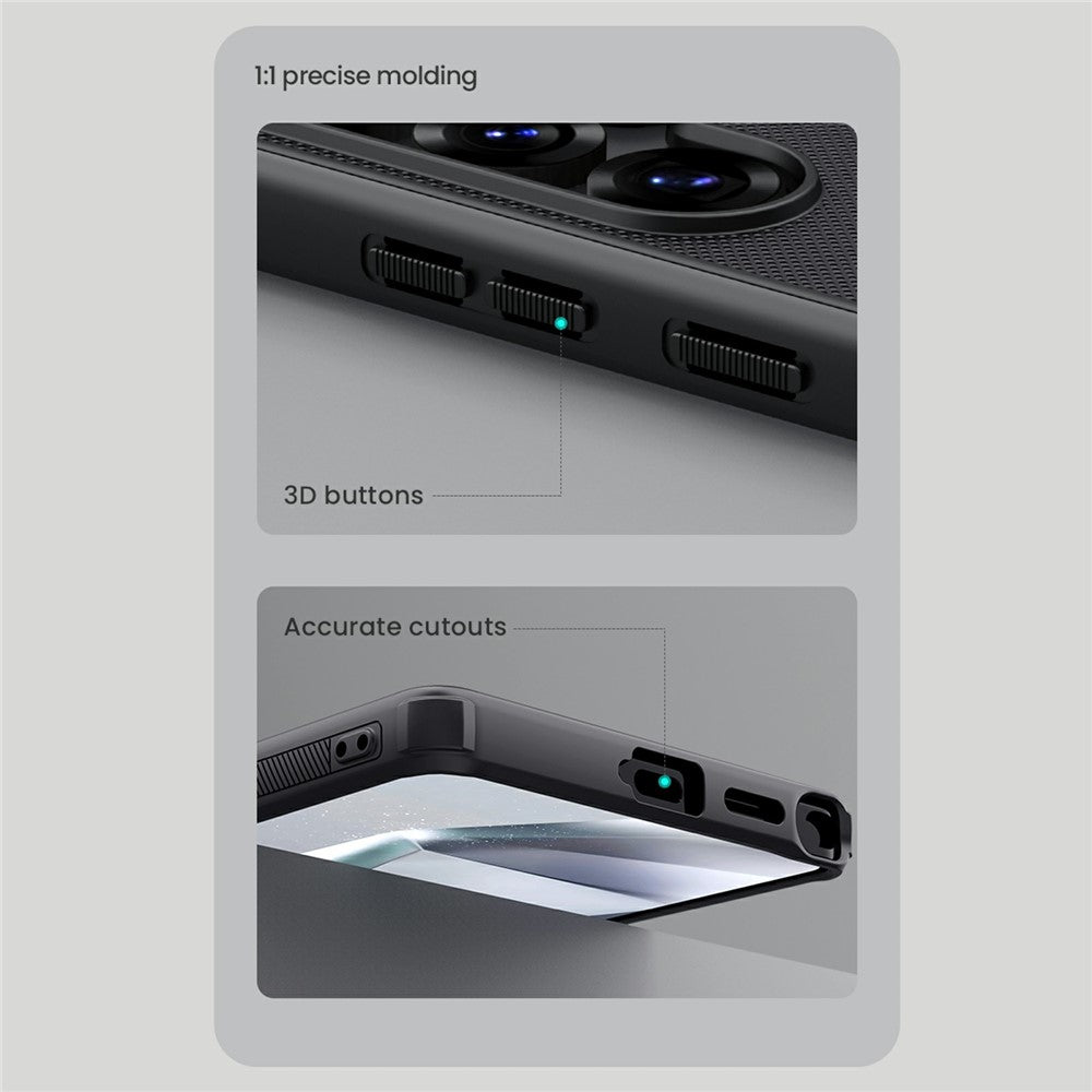 NILLKIN Frosted Shield Pro for Samsung Galaxy S25 Ultra Magnetic Case PC+TPU Phone Cover