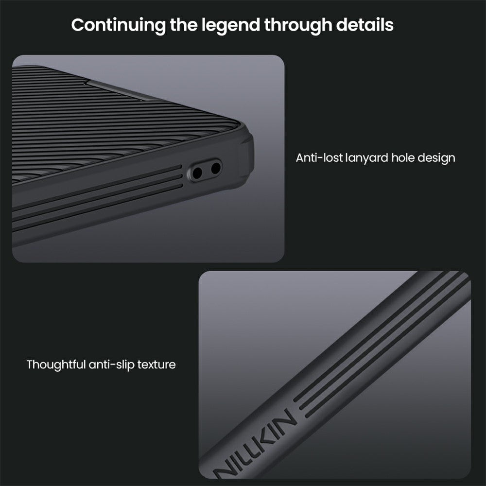 NILLKIN Camshield Pro Series for Samsung Galaxy S25 Ultra Case PC+TPU Slide Camera Lid Phone Cover