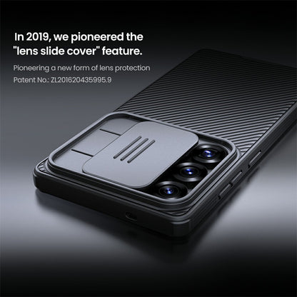 NILLKIN Camshield Pro Series for Samsung Galaxy S25 Ultra Case PC+TPU Slide Camera Lid Phone Cover