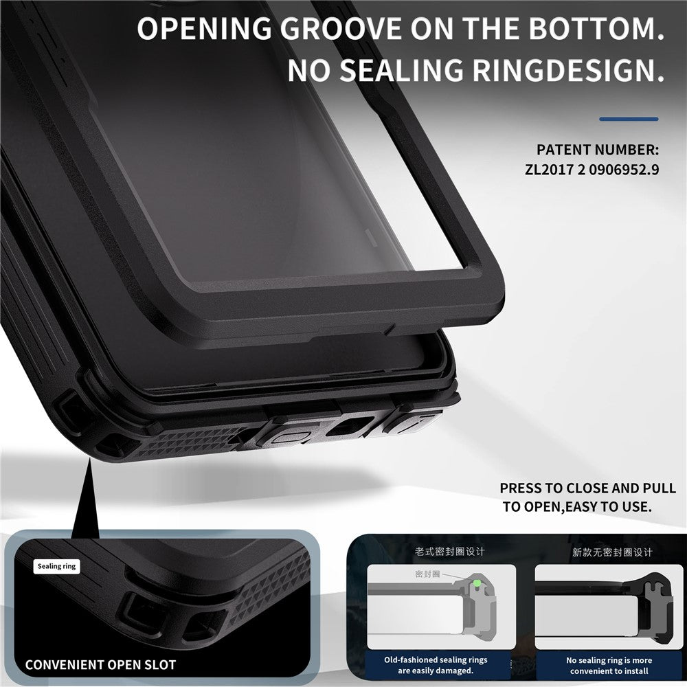 REDPEPPER For Samsung Galaxy S25 Ultra IP68 Waterproof Magnetic Case Clear Phone Cover