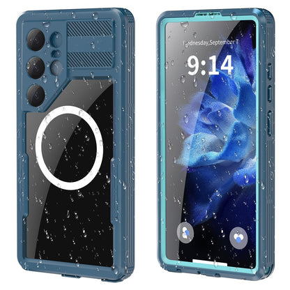 REDPEPPER For Samsung Galaxy S25 Ultra IP68 Waterproof Magnetic Case Clear Phone Cover