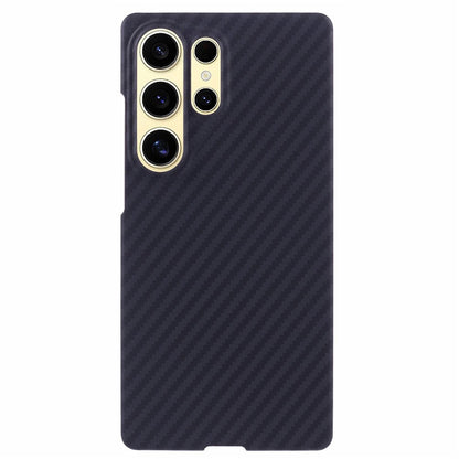 X-LEVEL For Samsung Galaxy S25 Ultra Magnetic Case Ultra-Thin PC Hard Phone Cover Carbon Fiber Texture