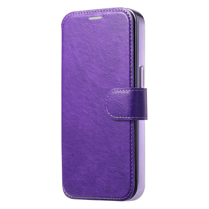For iPhone 14 Pro Case Compatible with MagSafe Detachable Leather Phone Cover with Lens Film