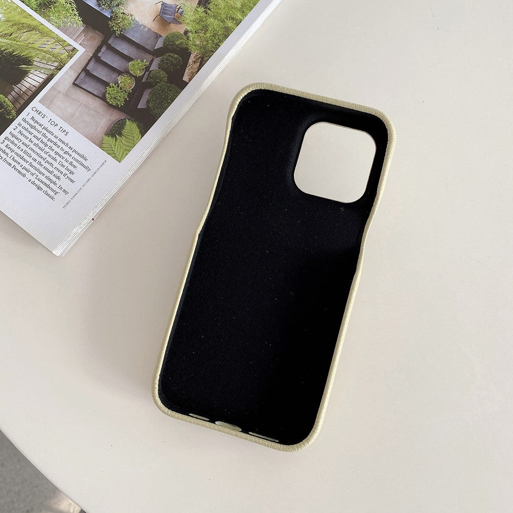 For iPhone 14 Pro Case with Card Slots Litchi Texture Leather + PET Phone Cover