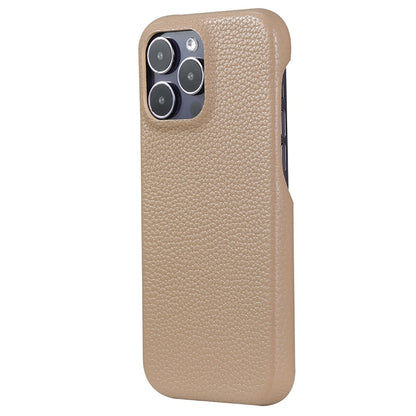 For iPhone 14 Pro Case Litchi Texture PU Leather PET Phone Back Cover