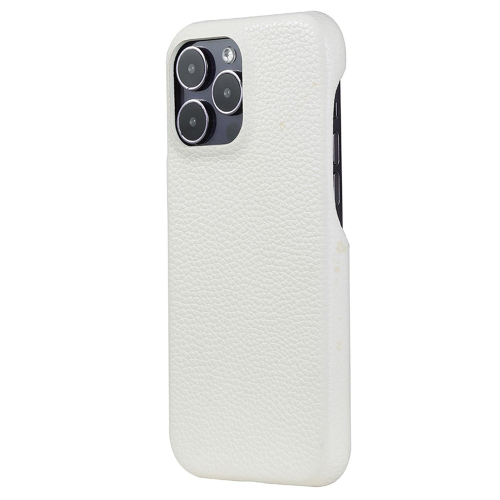 For iPhone 14 Pro Case Litchi Texture PU Leather PET Phone Back Cover
