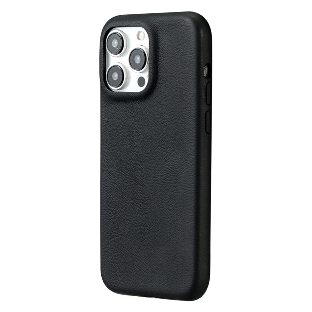 For iPhone 14 Pro Case Skin-Touch Lambskin Texture PU Leather + PET Phone Cover
