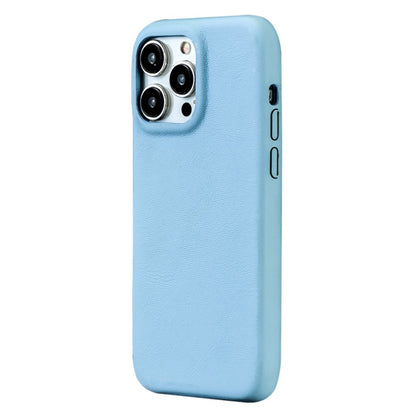 For iPhone 14 Pro Case Skin-Touch Lambskin Texture PU Leather + PET Phone Cover