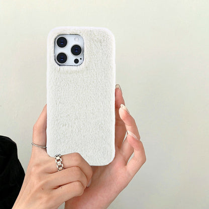 For iPhone 14 Pro Case Jade Fox Velvet Leather + PET Phone Protective Cover