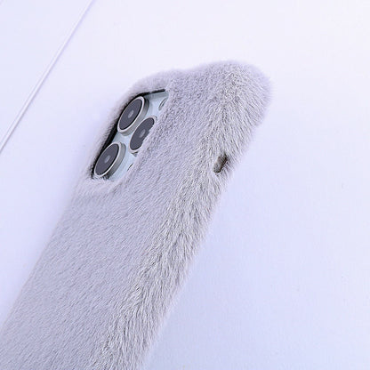 For iPhone 14 Pro Case Jade Fox Velvet Leather + PET Phone Protective Cover